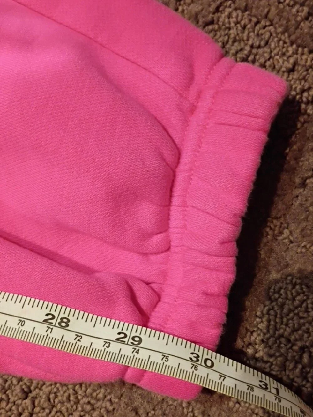Nike Women's Tall Medium Hot Pink Jogger Sweatpants